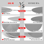 KooMall 12 10 8 Inch Multi-use Microwave Mat, Trivet, Pot Holders, Drying, Baking, Place Mat, Utensils Rest, Silicone Cover Pad for Hot Pot Pans Bowls Plates Dishes Kitchen Counter,Heat Resistant,Gray