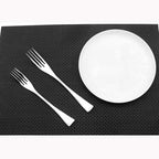 Flatware Set 18/10 Stainless Steel Mirror Polished Silver Cutlery - Silverware Utensil Set of Steak Knife Dinner Fork Knife Spoon Salad Fork Dessert Spoon,6 Piece Service for 1
