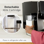 Bosch 800 Series Fully Automatic Espresso and Coffee Machine – 36 Drinks with Coffee World, Cold Brew, Double Cup, Integrated Milk Container, Smart Features, in Stainless Steel TQU60703