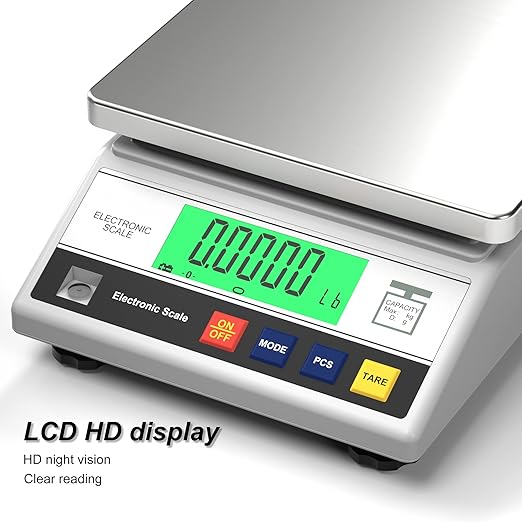 Precision Scale 10kgx0.1g,Accurate Electronic Balance,Industrial Counting Scale for Laboratory,Jewelry Store,Kitchen(10kg, 0.1g)