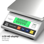 Precision Scale 10kgx0.1g,Accurate Electronic Balance,Industrial Counting Scale for Laboratory,Jewelry Store,Kitchen(10kg, 0.1g)