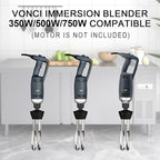 VONCI 10inch Detachable Whisk Attachment. 350W, 500W & 750W Commercial Immersion Blender Compatible.