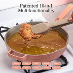 Our Place Large Always Pan 2.0-12.5” (4 Qt) Nonstick, Toxin-Free Ceramic Cookware | Patented 10-in-1 Aluminum Frying & Sauté Pan | Safe for Oven, Induction & All Cooktops up to 450°F | Spice