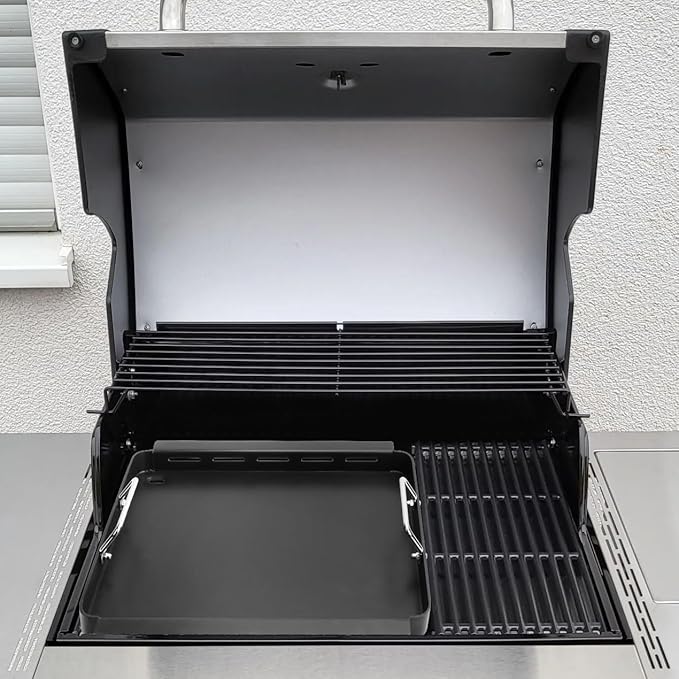 Griddle Inserts for Charbroil Commercial Infrared Tru Infrared, Flat Top Plate for Charbroil 463242515 466242515 466242615 463243016 463367516 463367016 463342620 Replace for G466-0025-W1A Grates