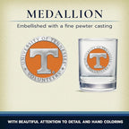 Heritage Pewter Tennessee Double Old Fashion | Double Rocks Glass 14 OZ for Liquor | Expertly Crafted Pewter Glass