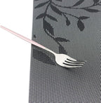 Pink Silver Silverware Set, JASHII 20-Piece Stainless Steel Satin Finish Flatware Set, Kitchen Utensil Set, Mirror Polished Tableware Cutlery Set for Home and Restaurant, Dishwasher Safe