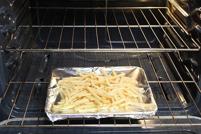 Ox Plastics Aluminum Foil Wrap | Heavy-Duty, Commercial Grade for Food Service Industry | Silver Foil for Cooking, Roasting, Baking, BBQ & Parties | 18"x 500 feet (2 Pack)