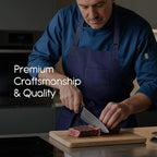 Unisex Apron with Pockets for Cooking, Salon & Art - 100% Cotton Adult Kitchen, Chef, Stylist Apron