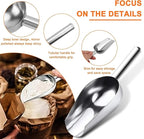 Flour Sifter,3 Cup with Scale Stainless Steel Flour Sifters,4 in 1 Baking Sifter Set with Powder Sugar Shaker Duster,Strainers Fine Mesh and Metal Scoop for Baking Cake,Pastries,Pies,Cupcakes,Desserts