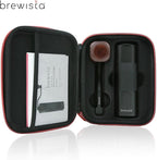 Brewista Artisan Meteor Manual Coffee Grinder, Stainless Steel Conical Burr Grinder with 18 Adjustable Settings, Portable Espresso, Moka Pot Coffee Bean Grinder, Detachable Handle, 25-30g Capacity