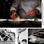 CREATIVECHEF Professional Chef Plating Kit, 7 Piece Culinary Plating Set, Black, Stainless Steel