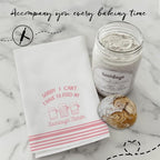 Funny Sourdough Baking Kitchen Towels, Gifts for Sourdough Bakers Tea Dish Towels for Kitchen, Baking Lover Gifts Decorative Hand Towels, 16x24 Inch Pink