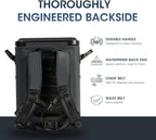 Magnetic Backpack Cooler Bag, Cold Retention Soft Coolers 30 Can Insulated Soft Sided Cooler with Waterproof Bag