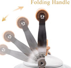 ROCKURWOK Tea Kettle, Tea Pot with Cool Touch Ergonomic Handle, Teapot Food Grade Stainless Steel, Tea Kettle Stovetop, Kettle Teapot, Whistling Tea Kettle, Tea Pot, 2.7 Quart (White)