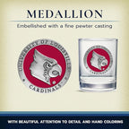 Heritage Pewter Louisville Double Old Fashion | Double Rocks Glass 14 OZ for Liquor | Expertly Crafted Pewter Glass