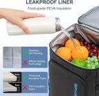 Backpack Cooler Insulated Leak Proof 33/49 Cans, 2 Insulated Compartments Thermal Bag, Portable Lightweight Beach Travel Camping Lunch Backpack for Men and Women