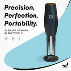 Banana Bros - OTTO Electric Smart Spice Grinder - Automatic Herb Grinder with Smart Technology - Rechargeable via USB - Portable Milling for Dry Herbs and Spices - Black - No Carrying Case