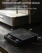 54mm Espresso Tool Set for Breville Machines – Walnut Espresso Organizer, Spring Loaded Self Leveling Tamper, Distribution Tool, WDT Stirrer & Precision Scale