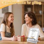 Wood Cookbook Stand Cookbook Holder: Kitchen Adjustable Cookbook Holder Recipe Stand for Counter White