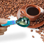 1 Pcs Coffee Scoop, 2 Tablespoon Measuring Spoon for Ground Coffee, Durable Stainless Steel, Easy to Use and Clean(Colorful）, Send Goods from Local Warehouse