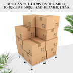 2 Pack Dunnage Rack 13.8" Long x 13.8" Wide, 3.9" Height Stainless Steel Dunnage Rack 1000+ Pound Capacity Storage Commercial Food Service Storage in Restaurant Kitchens Shop