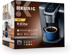 Keurig K-Elite Single Serve K-Cup Pod Coffee Maker, with Strength and Temperature Control, Iced Coffee Capability, 8 to 12oz Brew Size, Programmable, Brushed Silver