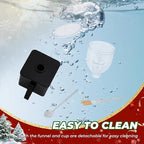 Burr Coffee Grinder Electric Espresso Grinder Commercial & Homeuse Silent Small Coffee Bean Grinder with Hopper Adjustable Grind, With Brush, Spoon, Black