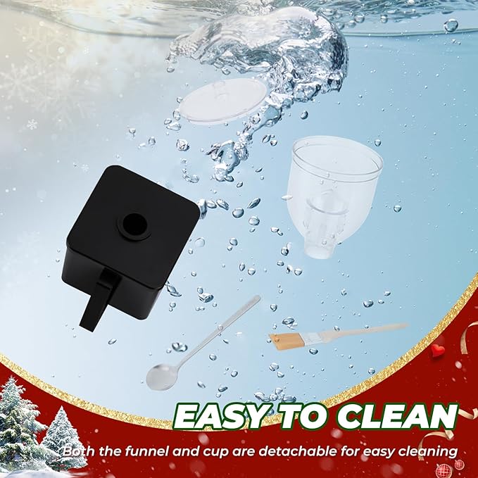 Burr Coffee Grinder Electric Espresso Grinder Commercial & Homeuse Silent Small Coffee Bean Grinder with Hopper Adjustable Grind, With Brush, Spoon, Black