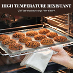 Macaron Silicone Baking Mat, 3 Pack Reusable Baking Mat, Non-Stick, Food Safe Silicone Cookies Sheets for Baking