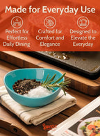 Sweese Porcelain 4oz Bowls Set of 6, Assorted Colors - Durable for Sauce, Dipping, Snack Side Dishes, Microwave Dishwasher Safe