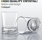 Whiskey Glasses Old Fashioned Glasses Set of 6 12oz Rocks Glasses Gift for Men Women Drinking Bourbon Scotch Cocktails Rum Cognac Vodka at Home Bar