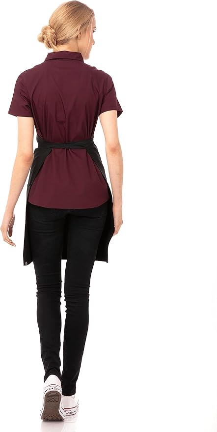 Chef Works Unisex Two Patch Pocket Bib Apron