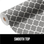 GORILLA GRIP Slip Resistant Drawer and Shelf Liner 2 Pack, Non Adhesive Water Resistant, Easy Clean and Trim, Smooth Surface Liners for Kitchen Cabinet Shelves Drawers Pantry 12 IN x 10 FT, White Gray