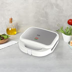 MOI Waffle & Sandwich Maker Grill - 3 in 1 Panini Press with 180° Rotary System - Panini Grill Press Sandwich Maker with Stainless Steel Surface and Non-Stick Plate Waffle Iron - 1200W