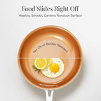 Gotham Steel 15 Pc Ceramic Cookware Set, Ceramic Pots and Pans Set Non Stick with Cooking Utensils and Steamer, Non Toxic PFOA PFOS Free, Premium Stay Cool Handles, Oven & Dishwasher Safe