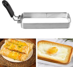 Fried Egg Ring for Griddle Pan for Breakfast Sandwich Griddle Cooking Shaper 15X6.5CM