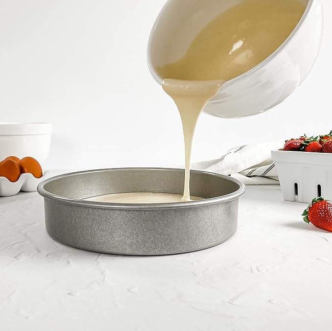 USA Pan Nonstick Round Cake Pan Set of 3, Small