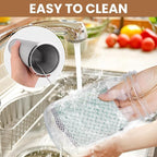 Cold Brew Coffee Maker,32 oz Mason Jar Pitcher with Stainless Steel Filter, Pour Spout Handle Lid, Heavy Duty Glass Airtight & Leak-Proof Pitcher for iced coffee Tea Lemonade-Gray