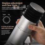 Electric Espresso Grinder, Coffee Bean Grinder for Home Use, Burr Coffee Grinder with 38MM 6-Star CNC Conical Burr and Magnetic Lid & Dosing Cup, Stepless Adjustment