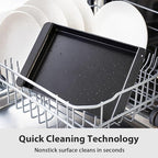 Utheer Ceramic Grill Griddle Insert for Spirit Grills, Griddle Insert for Weber 7658, Fits Spirit & Spirit II 200/300, Genesis Silver/Gold/Platinum & 1000–5000, Nonstick, Easy Clean, Healthier Cooking