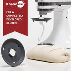 Dough Hook Shield For Kitchen Aid - Prevents Your Dough from Climbing Up and Clogging Up Your Mixer – Mess Free Mixer Accessory Compatible With KitchenAid C Shape Dough Hooks (Dark Grey)