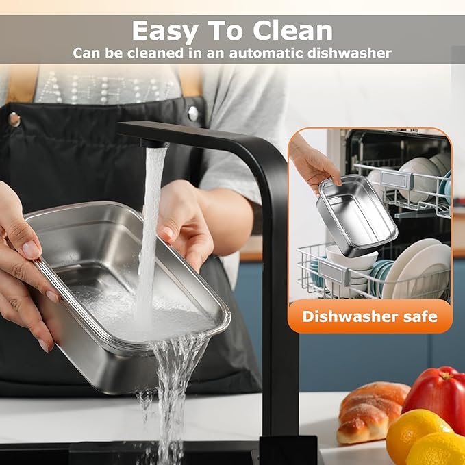 1.2L Cordless Electric Lunch Box – 20000mAh Rechargeable Portable Food Warmer with 5-Sided Heating, Auto Temperature Control, Leakproof & BPA-Free – Perfect for Office, Truck, Outdoors