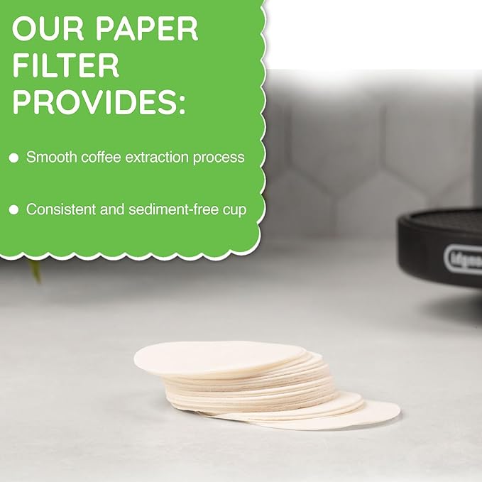 My-Cap Reusable Coffee Capsule Disc with Silicone Lid - Coffee Disc & Filter Set for Bosch Tassimo Brewer - Make Your Own Coffee Pod Discs - Reuse & Refill