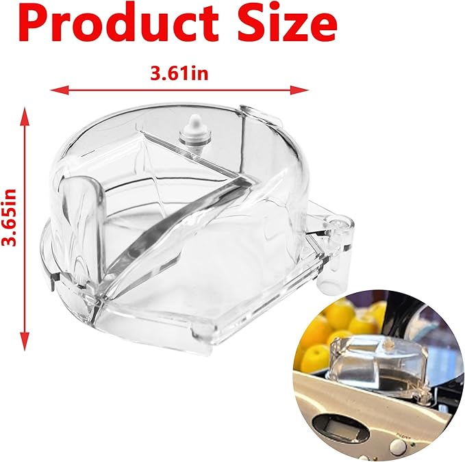 DGB-500GLID Coffee Grinder Lid Fits for Cuisinart Coffee Grinder,Replacement for Cuisinart Coffee Grinder Grinder Assembly Lid (clear1)