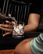 LUXU Whiskey Glasses-Premium 11 OZ Scotch Glass Set of 6 /Old Fashioned Whiskey Glasses/Style Glassware for Bourbon/Rum glass,Clear