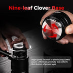 IKAPE 58.35MM Newly Upgrade Espresso Coffee Distributor, Coffee Dual-Bearing & High-Speed Distribution Tools, Adaptive Height Coffee Tamper Leveler for Over 58mm Portafilters