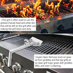 LRui Griddle Scraper Heavy Duty Grill Scraper Set with 5 Replacement Blades and Small Slant Edge Grill Scraper Flat Top Grill Accessories Griddle Cleaning Kit