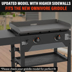 Silicone Griddle Cover for 28-Inch Omnivore Blackstone Griddle – Heavy-Duty Food Grade Reusable Grill Mat, Full Coverage Protection from Rust, Insects, and Leaves - New Models