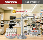 Suteck Yogurt Maker - Stainless Steel Yogurt Makers with Adjustable Time & Temp Control，Automatic Shut-Off & Constant Temper for Homemade Greek, Probiotic Yogurt, BPA-Free 2 Yogurt Bowls (2 Quart)