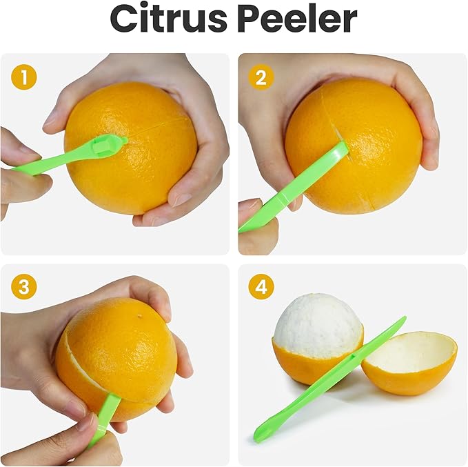 Vegetable Peeler, Swivel Peelers for Kitchen with Non-Slip Grip Handle,Green